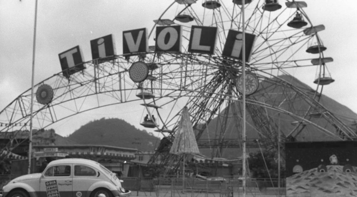 O Tivoli, na Lagoa, e sua famosa roda gigante: espa&ccedil;o agora abriga o Parque dosPatins&nbsp;