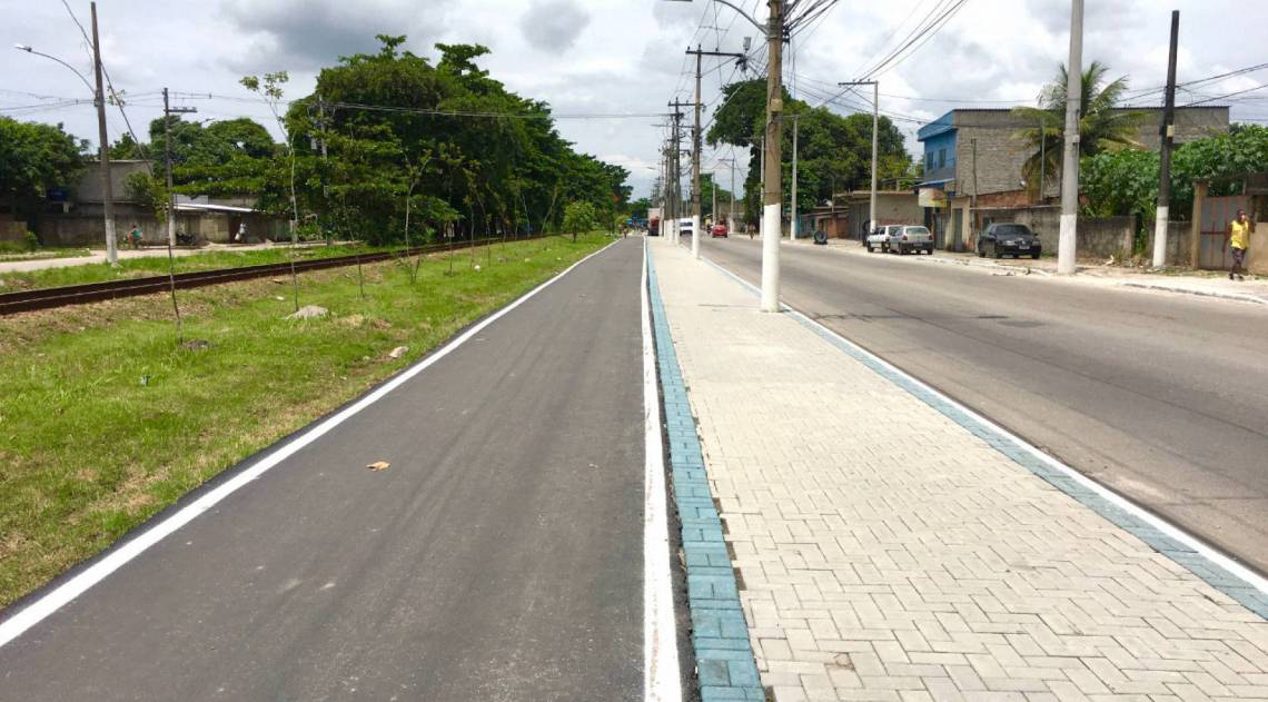 Prefeitura de Duque de Caxias vai entregar ciclovia de três quilômetros - Divulgação