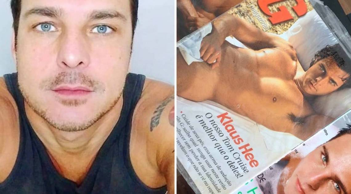 Klaus Hee e a cole&ccedil;&atilde;o de revistas que colocou &agrave; venda - Divulgação