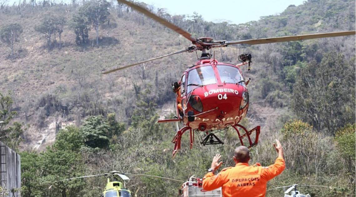 Bombeiros atuam diariamente para debelar focos de incêndio em diversos pontos da cidade - Reprodução
