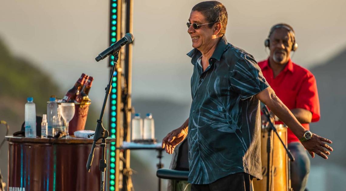 Live de Zeca Pagodinho no Dia dos Pais, em 9 de agosto de 2020, no Morro da Urca