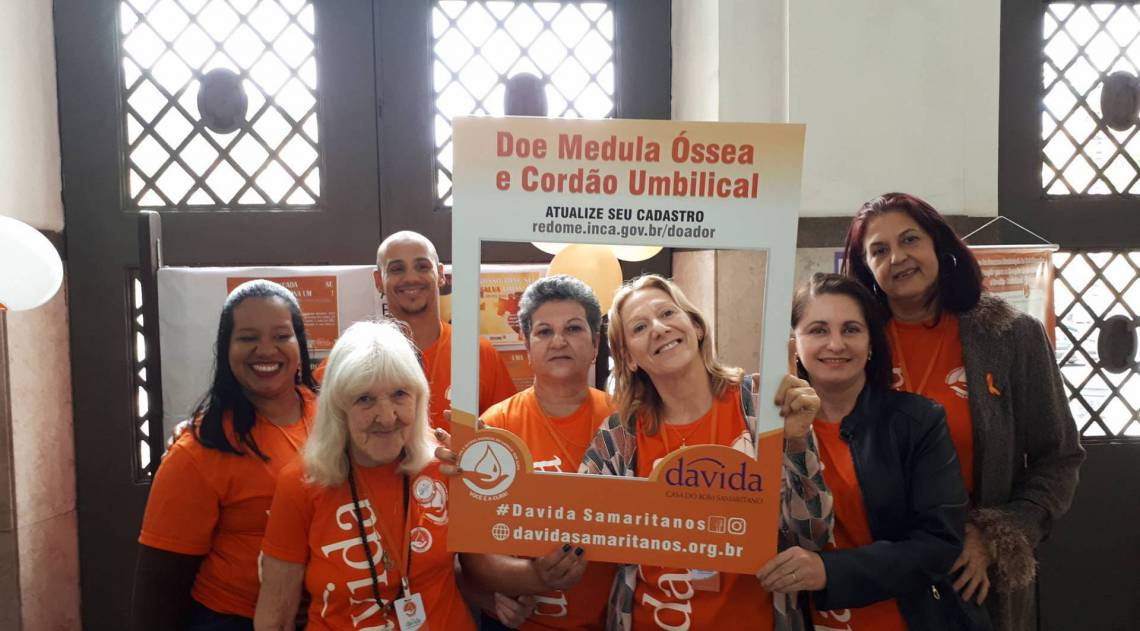 Desde a fundação em 2014, o Davida já cadastrou cerca de 6 mil pessoas no banco de dados do Redome vinculado ao Inca - Arquivo / campanha de 2019