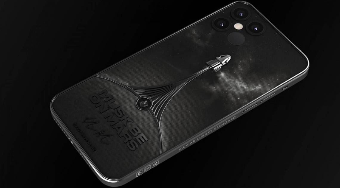 iPhone 12 personalizado pela Caviar - Divulgação