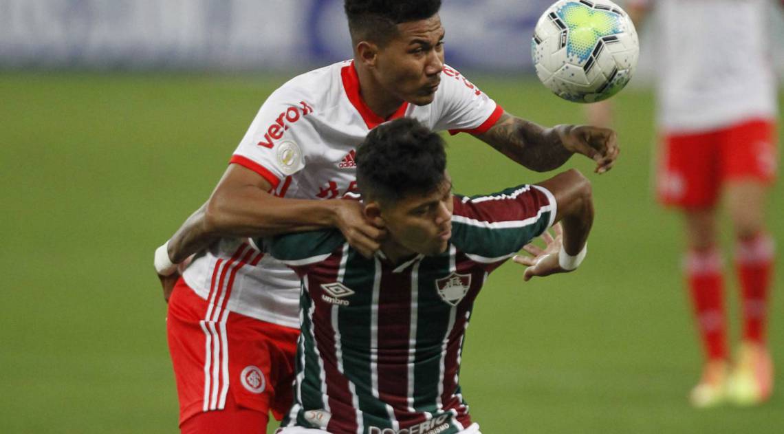 Rio de Janeiro - RJ - 13/08/2020 - Campeonato Brasileiro jogo Fluminense x Internacional, no Maracan&atilde; - Foto Gilvan de Souza / Agencia O Dia

