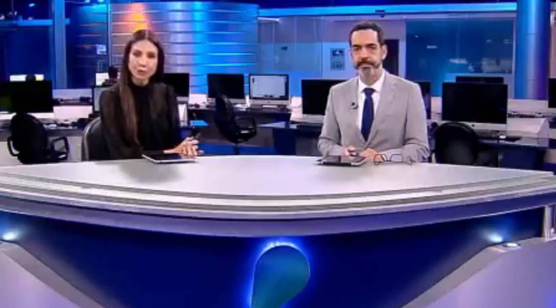 Apresentadores do RedeTV! News - Reprodução
