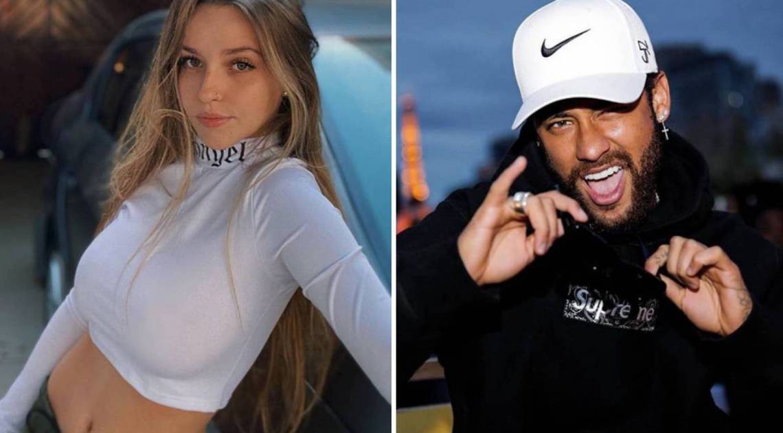 Raphaella e Neymar: beijo na tatuagem