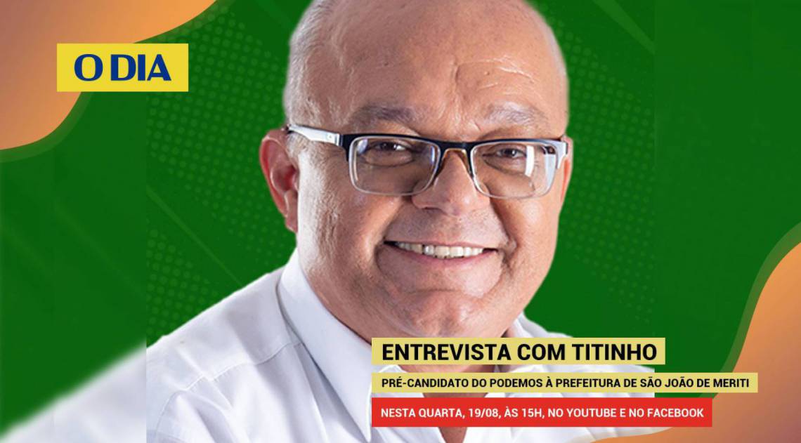 Titinho, pré-candidato a prefeito de São João de Meriti. - Divulgação