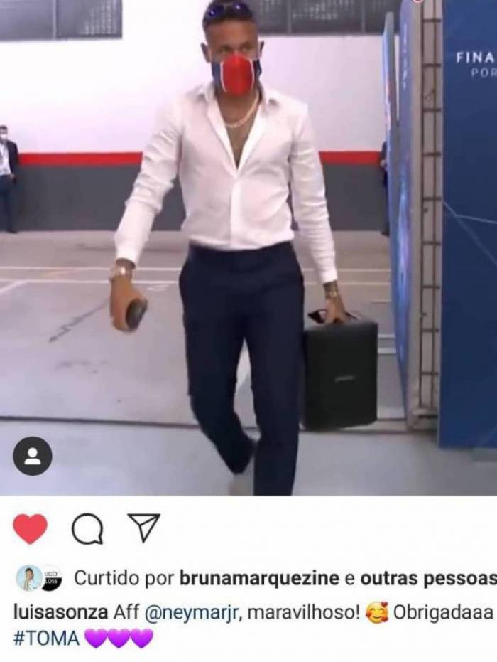 Bruna Marquezine curtiu postagem de Luisa Sonza com vídeo de Neymar mas retirou a curtida depois que o print viralizou nas redes sociais