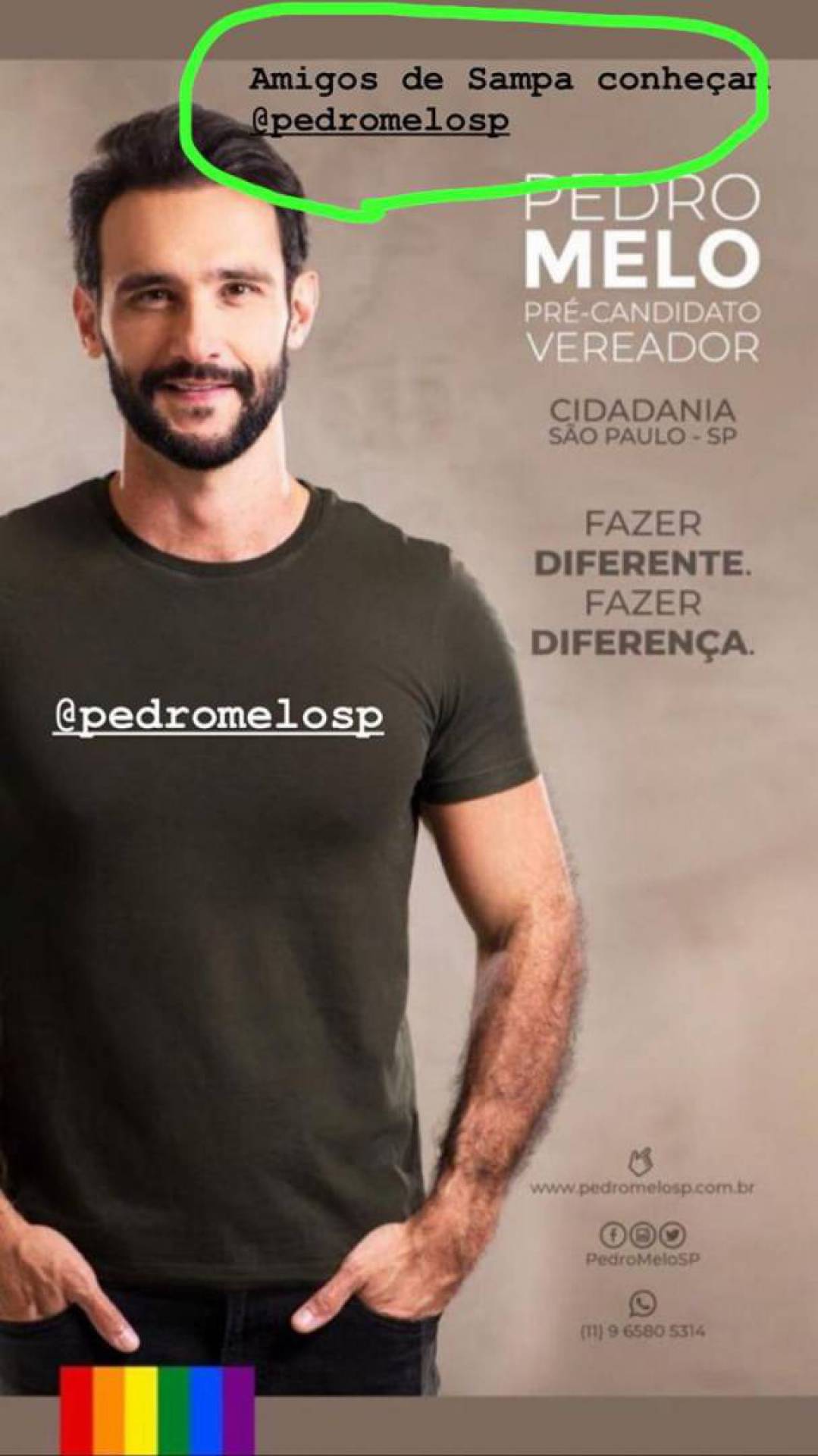 Pedro Melo, pré-candidato a vereador de São Paulo