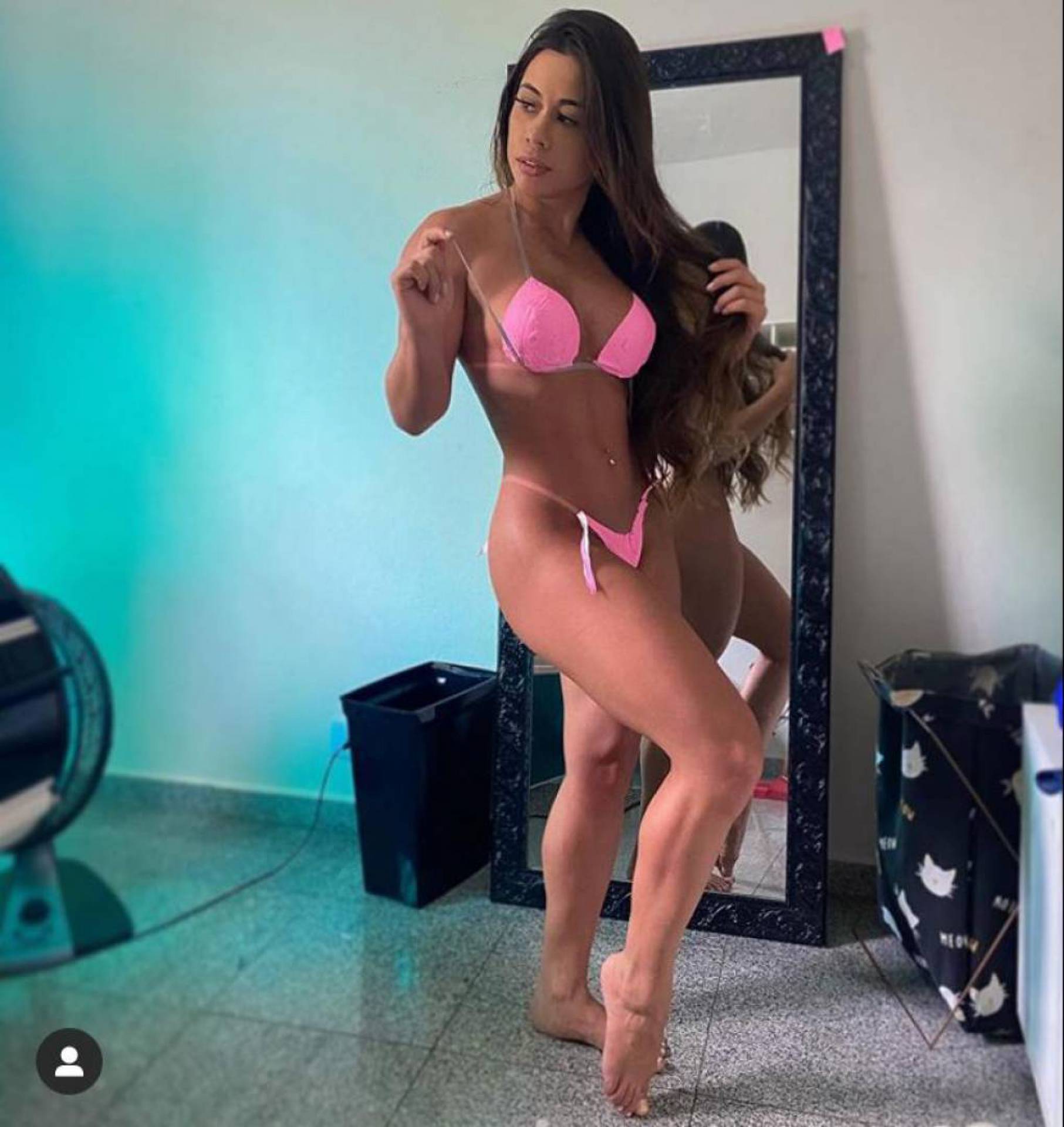 Nathalia Galeazii, torcedora do São Paulo, vem fazendo sucesso no Instagram