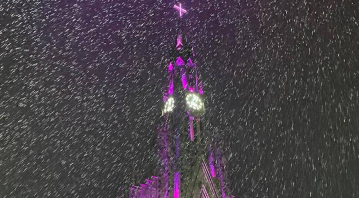 Canelas foi uma das cidades em que nevou - Reprodução/Redes Sociais