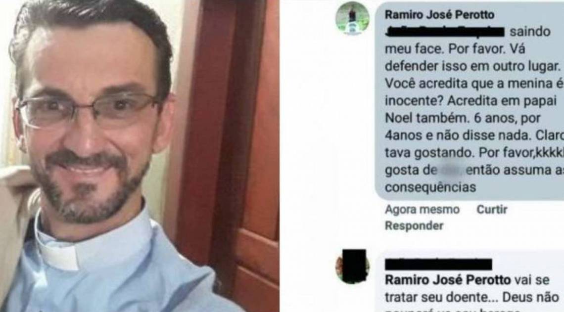 Padre ofendeu criança vítima de estupro - Reprodução / Facebook