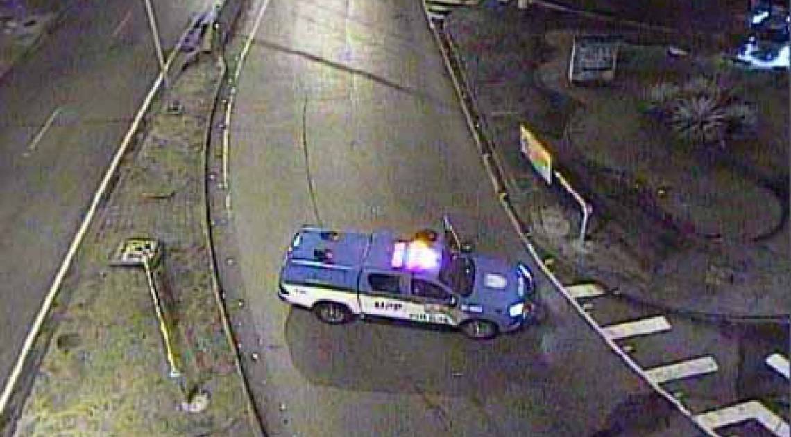 Interdi&ccedil;&atilde;o aconteceu nos dois sentidos da via expressa - Divulgação / COR