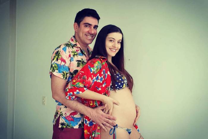 Mulher de Marcelo Adnet exibe rostinho de filha em ultrassom - Reprodução Instagram