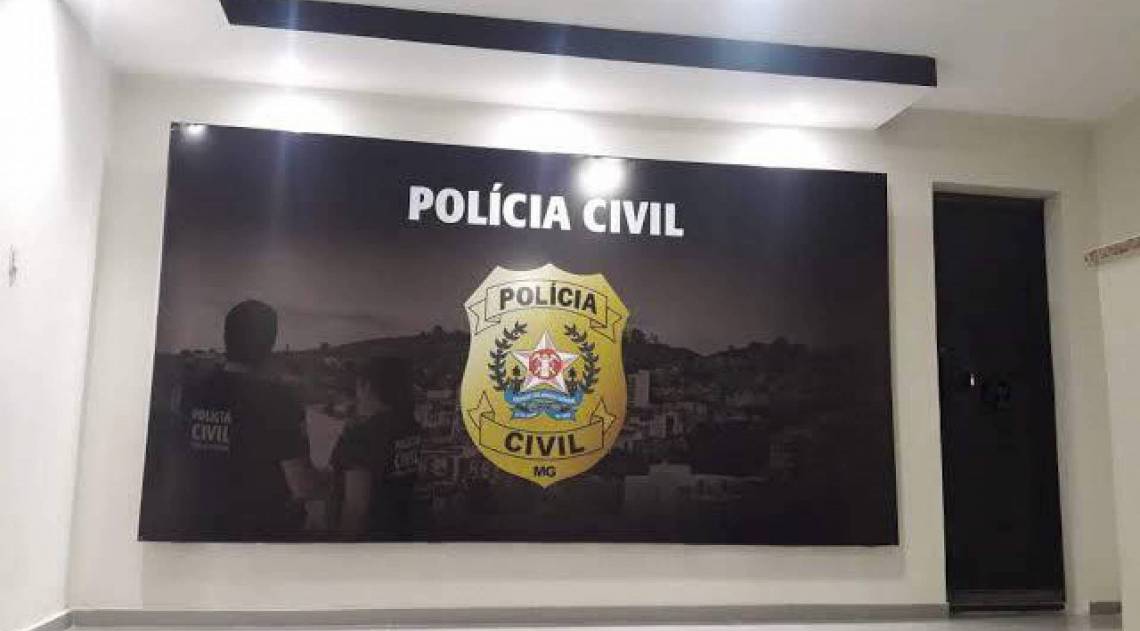 Emblema da Polícia Civil de MG: policiais mineiros descobriram foragida em Manhuaçu