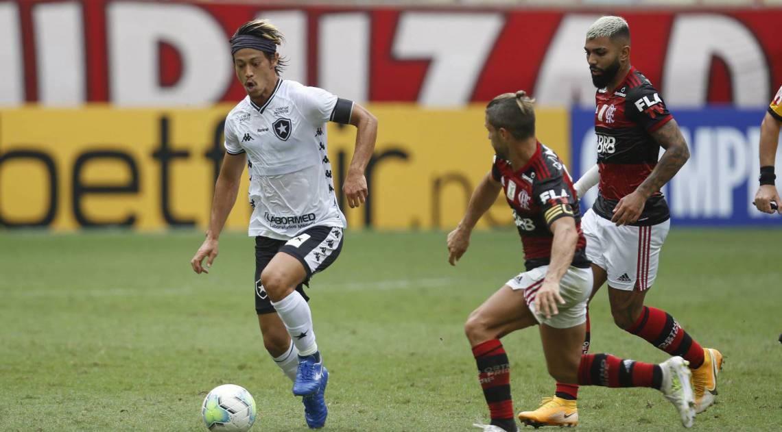 Rio de Janeiro - RJ  - 23/08/2020 - Futebol - Campeonato Brasileiro serie A 2020 - Partida valida pela 5 rodada - Flamengo x Botafogo - Estadio Maracana, Maracana, zona norte do Rio -  Foto Reginaldo Pimenta / O Dia