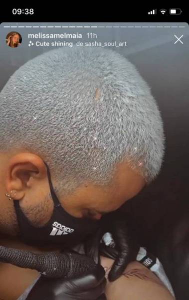 Aos 16 anos, Mel Maia faz duas tatuagens