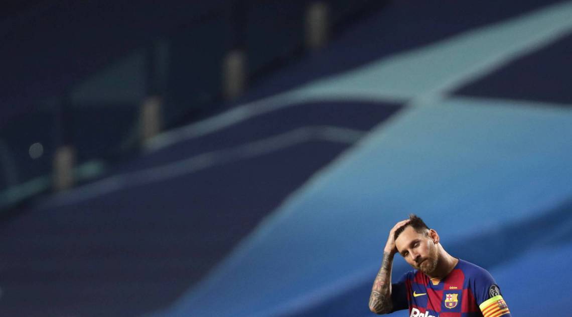 Messi vem sofrendo com o Barcelona nas &uacute;ltimas duas temporadas