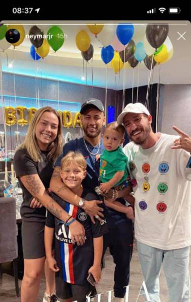 Neymar comemora aniversário de 9 anos do filho - Reprodução de internet