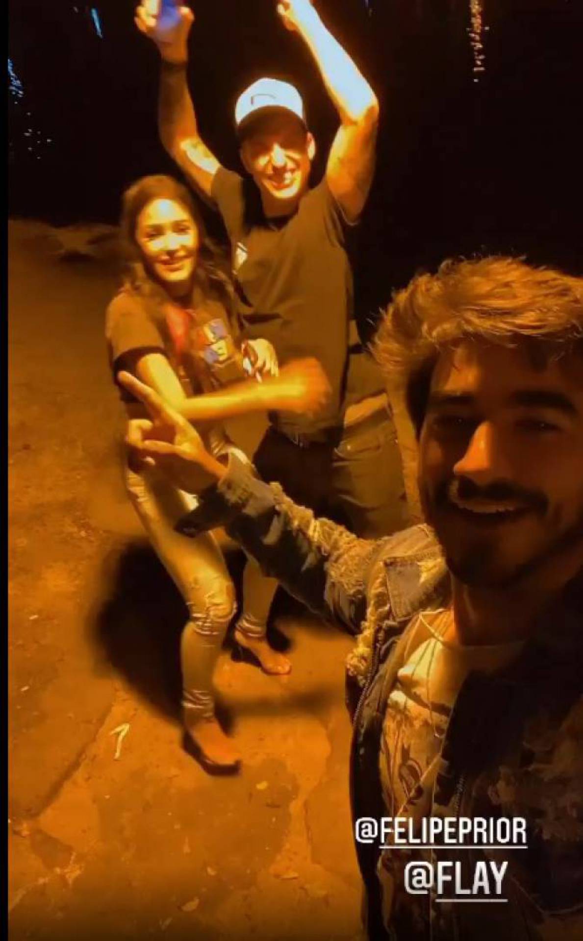 Flay, Felipe Prior e Guilherme Napolitano - Reprodução