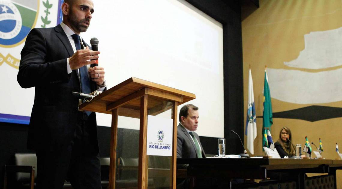 Secret&aacute;rio de Fazenda, Guilherme Merc&ecirc;s apresentou, na &uacute;ltima quinta-feira, resultado dos tr&ecirc;s primeiros anos do Regime de Recupera&ccedil;&atilde;o Fiscal - Gilvan de Souza / Agencia O Dia