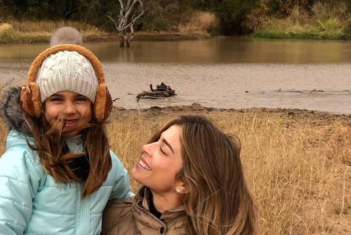 Grazi Massafera e a filha Sofia - Reprodução