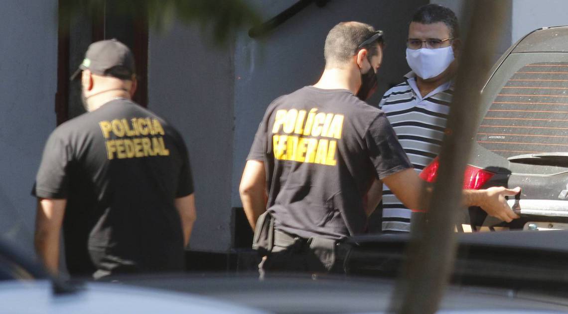 Policia - Policia Federal faz opera&ccedil;ao, batizada de Tris in Idem, um desdobramento da Opera&ccedil;&atilde;o Favorito e da Opera&ccedil;&atilde;o Placebo - Reginaldo Pimenta / Agencia O Dia
