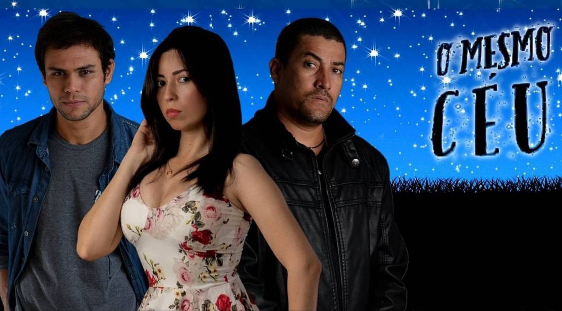 Os atores Thiago (Pedro), Juliana Melo (J&uacute;lia) e Dann Santos (Jo&atilde;o Vidal): Itagua&iacute; como cen&aacute;rio de um tri&acirc;ngulo amoroso