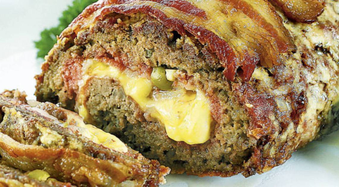 Rocambole de carne moída