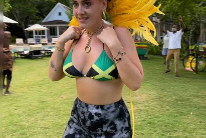 Adele no Carnaval de Notting Hill - Reprodução Internet