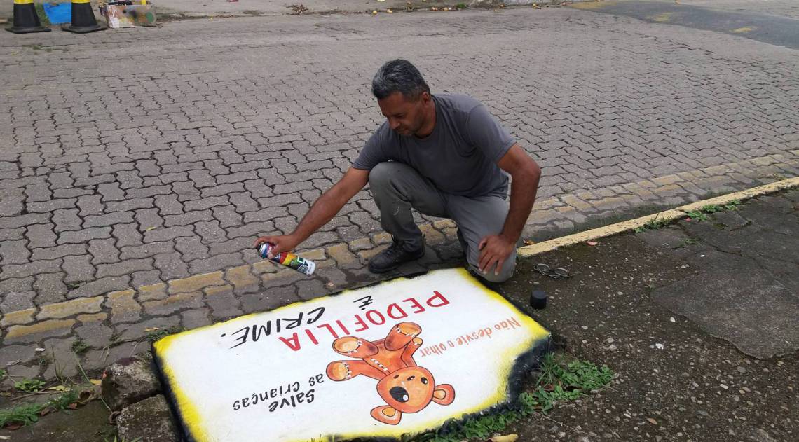 Pintura em tampa de Porto Real