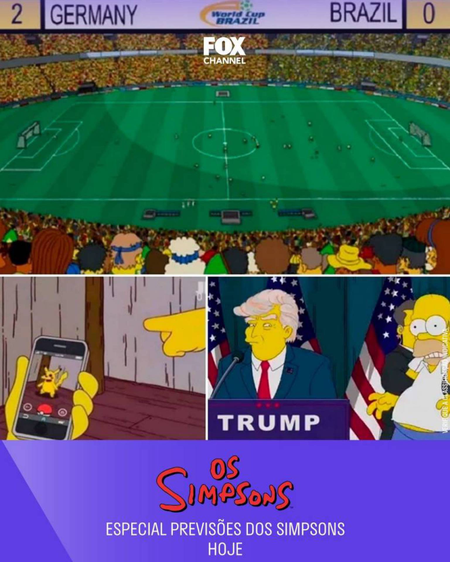Especial de "Os Simpsons" re&uacute;ne epis&oacute;dios com as previs&otilde;es da turma de Springfield no FOX Channel

 - Divulga&ccedil;&atilde;o