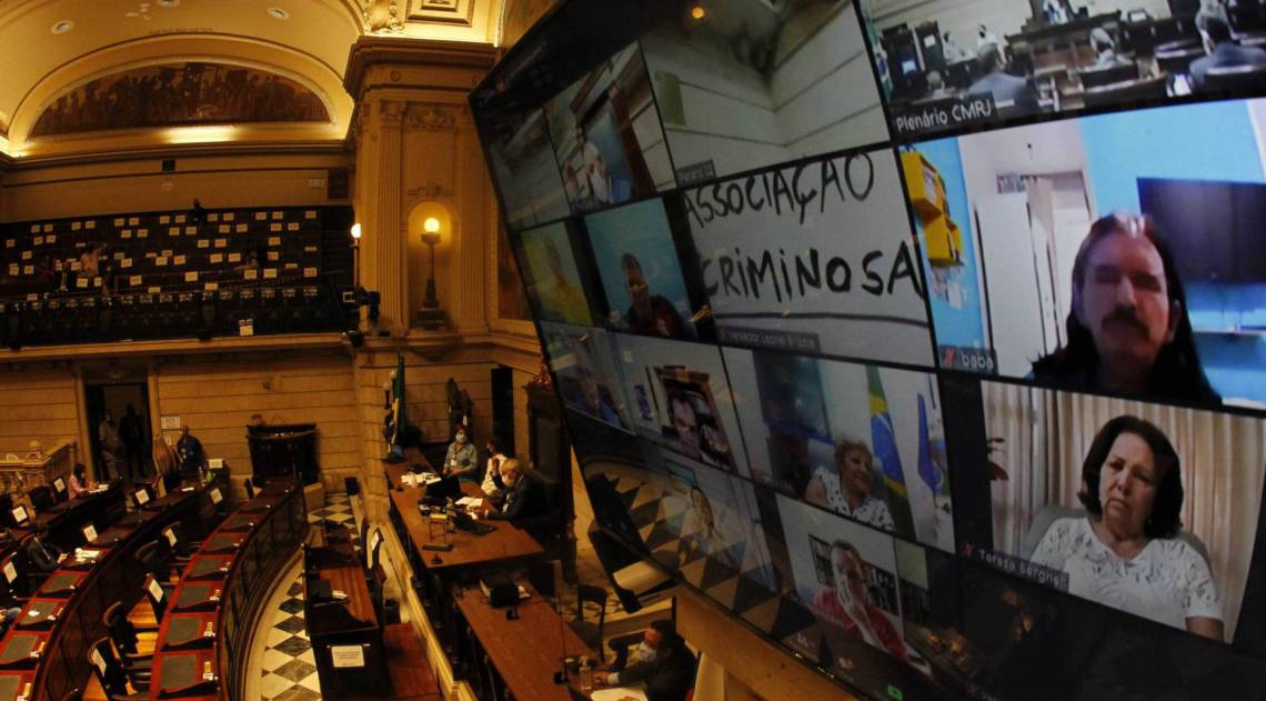 Vota&ccedil;&atilde;o na C&acirc;mara para o impeachment do prefeito Marcelo Crivella  - Gilvan de Souza