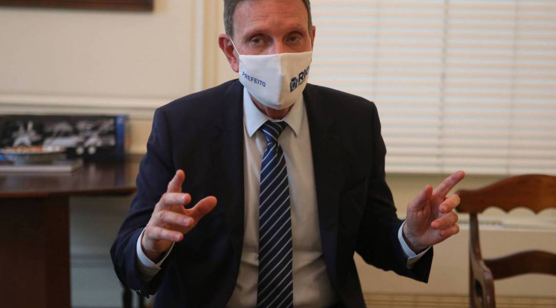 Rio,04/09/2020 -COVID-19 -CORONAVIRUS,BOTAFOGO,Materia Especial, Palacio da Cidade, Especial com Marcelo Crivella.Na .Foto. Marcelo Crivella.Foto: Cleber Mendes/AgÃªncia O Dia