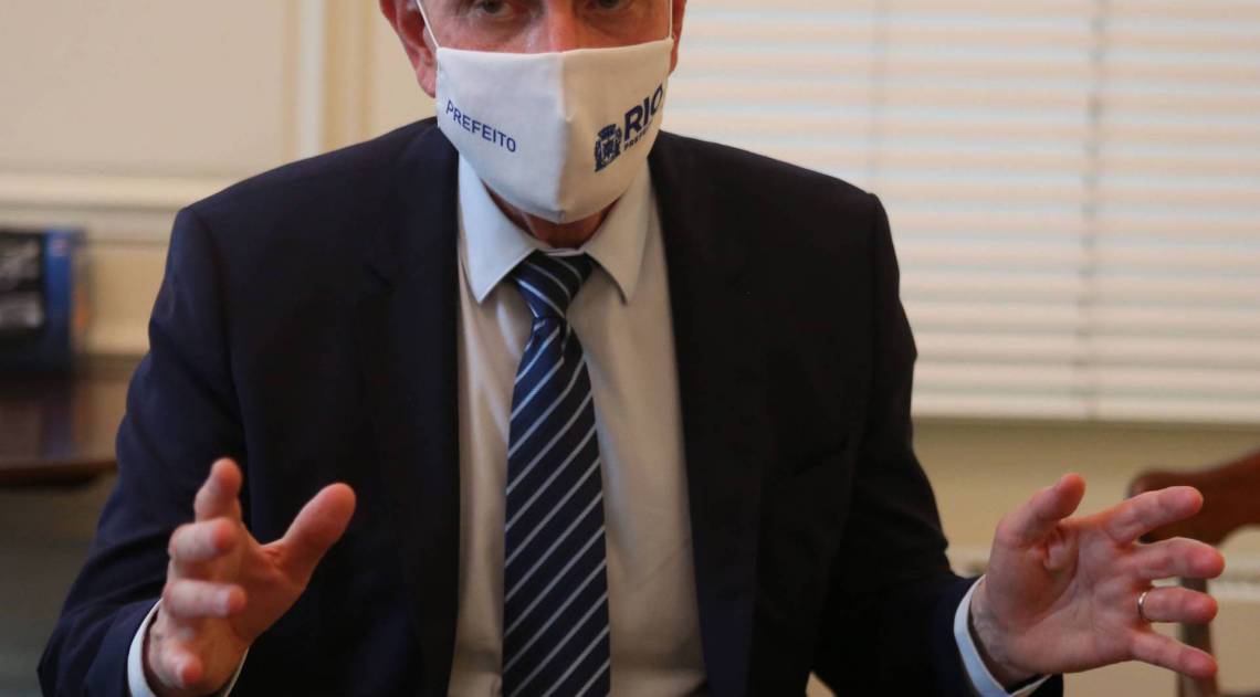 Rio,04/09/2020 -COVID-19 -CORONAVIRUS,BOTAFOGO,Materia Especial, Palacio da Cidade, Especial com Marcelo Crivella.Na .Foto. Marcelo Crivella.Foto: Cleber Mendes/Agência O Dia