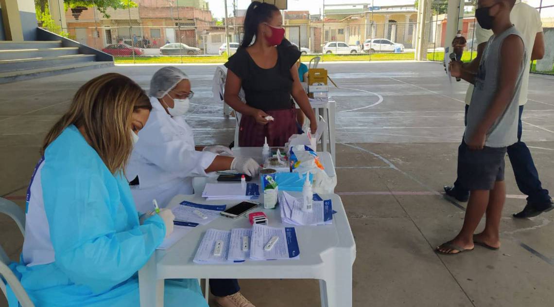 Mutirão realizado no bairro Parque Juriti - Divulgação