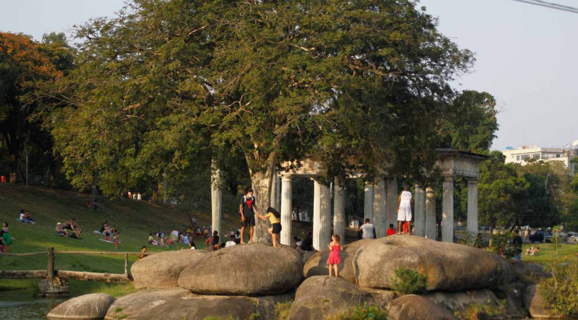 Rio de Janeiro - RJ - 07/09/2020 - Movimenta&ccedil;&atilde;o na Quinta da Boa Vista, zona norte da cidade - Foto Gilvan de Souza / Agencia O Dia
