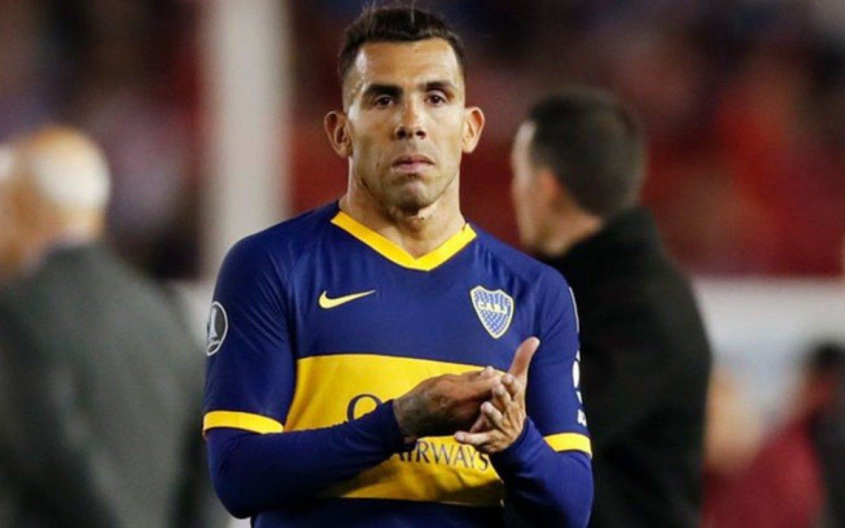 Tevez, jogador do Boca Juniors - Reprodução