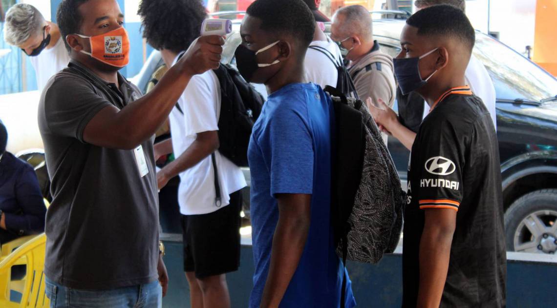 Atletas que participaram da seletiva realizaram os protocolos de segurança referentes à covid-19