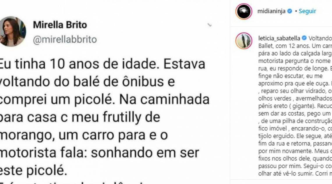 Post de Letícia Sabatella