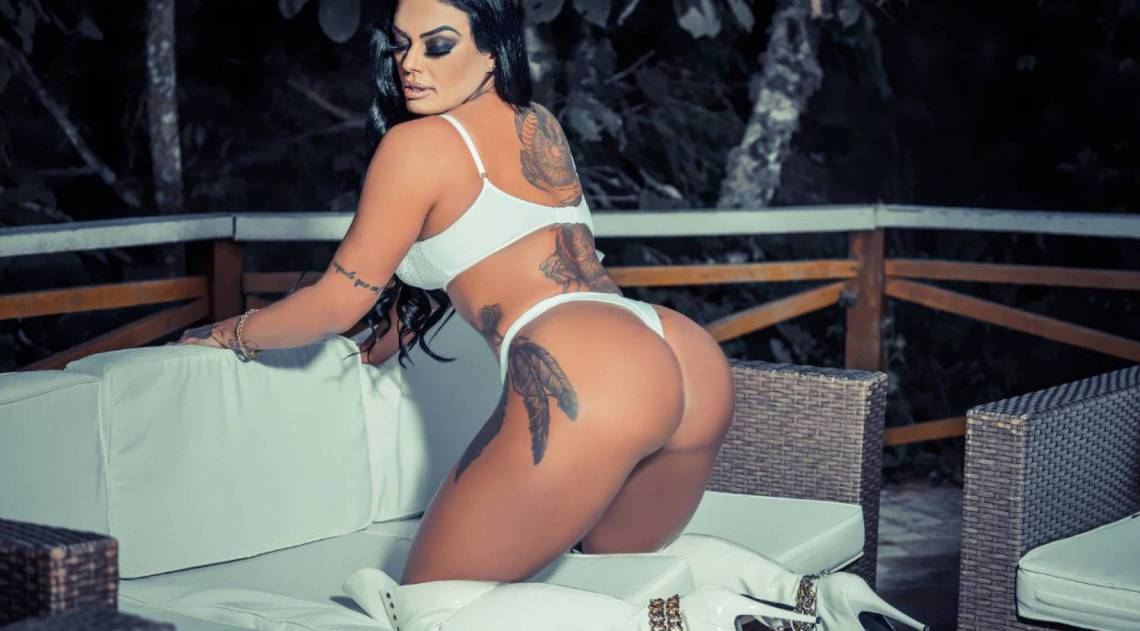 Modelo Leila Dantas, do reality da Sexy