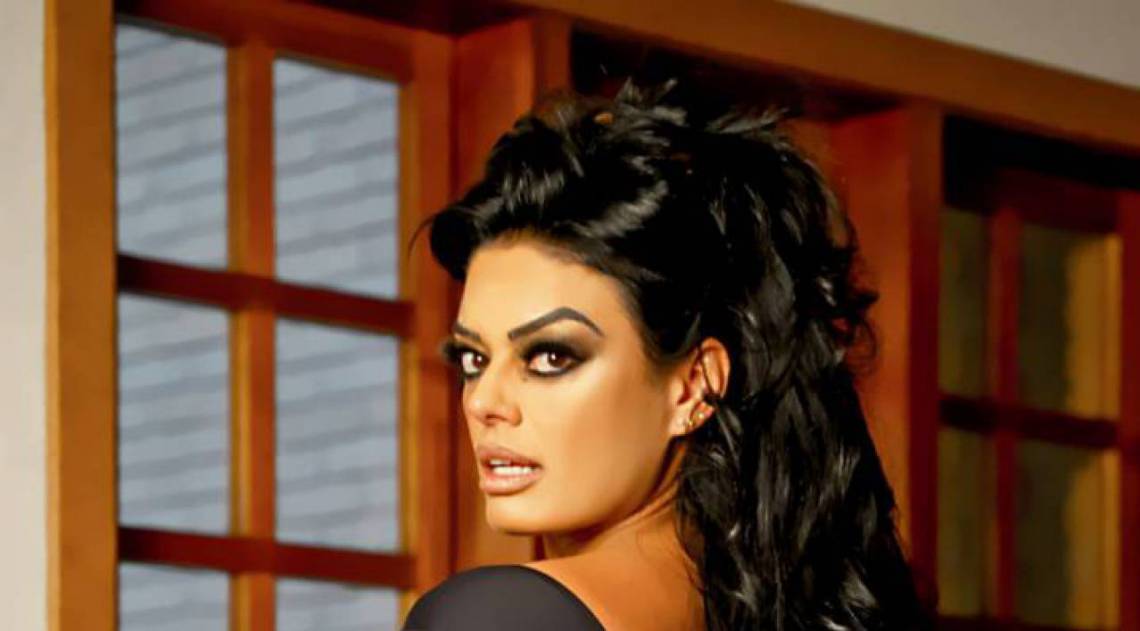 Modelo Leila Dantas, do reality da Sexy