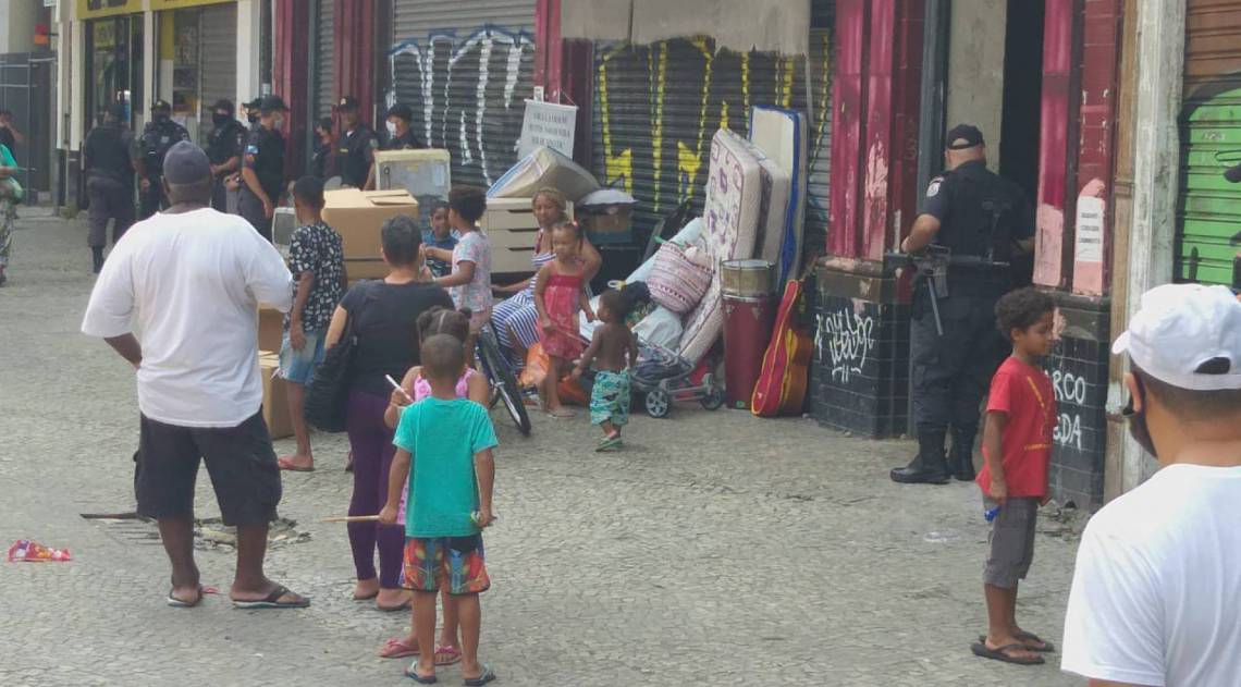 Prefeitura realiza desocupa&ccedil;&atilde;o em im&oacute;vel no Centro do rio - Daniel Castelo Branco / Ag&ecirc;ncia O Dia