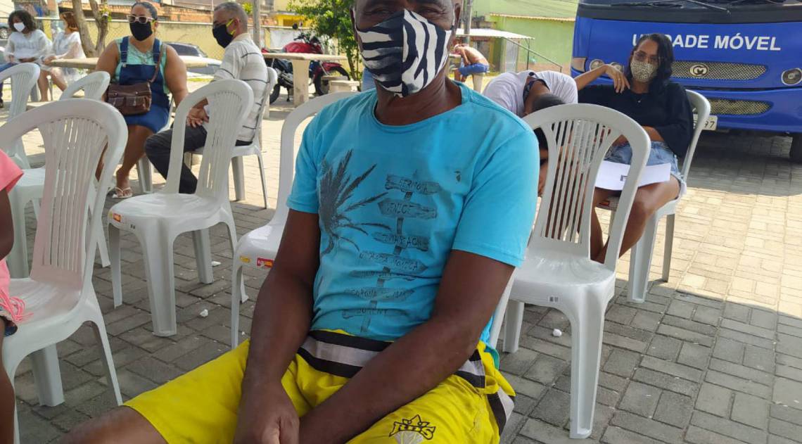 O pedreiro José Pessoa fez o teste na última edição da campanha