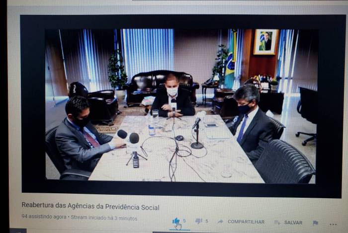 'Novo normal': coletiva de imprensa via Youtube. Rolim, Bianco e Gutierre detalham reabertura de postos