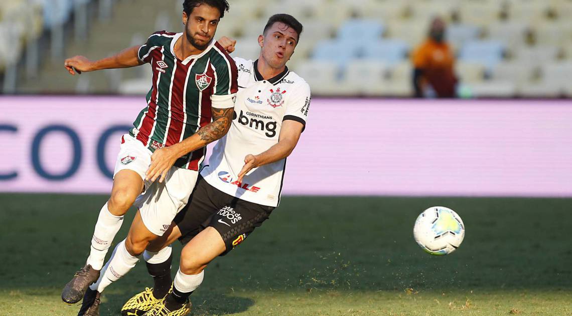 Rio de Janeiro 12/09/2020 - Hudson do Fluminense durante partida contra a equipe do Corithians valida pelo campeonato Brasileiro 2020, no estadio do Maracana. Foto: Luciano Belford/Agencia O Dia - Luciano Belford/Agencia O Dia