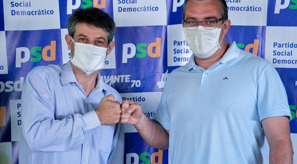 Alexandre Serfiotis e Rafa Pirô são da coligação "Porto Real para todos" - Divulgação