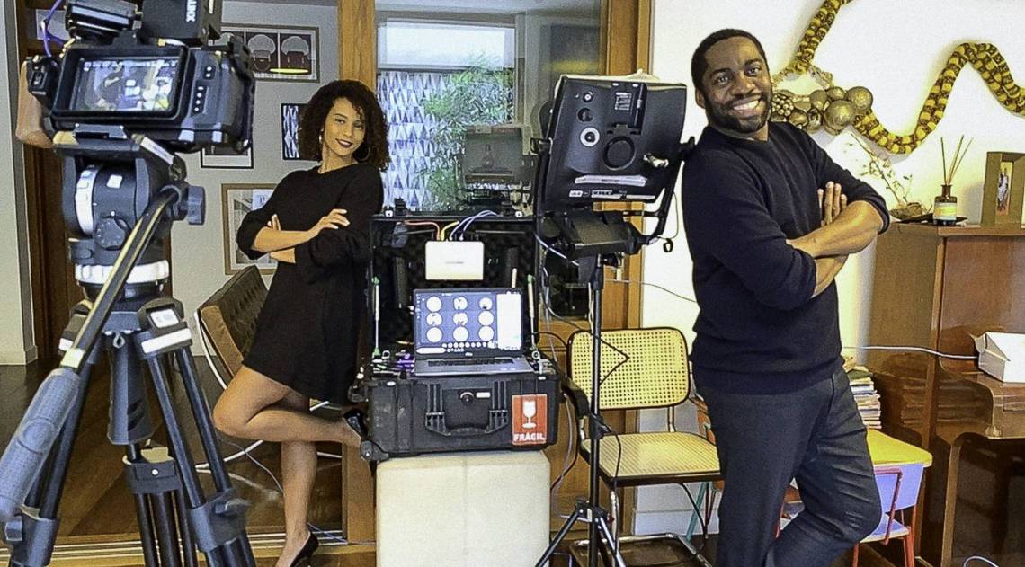 Lázaro Ramos e Tais Araujo