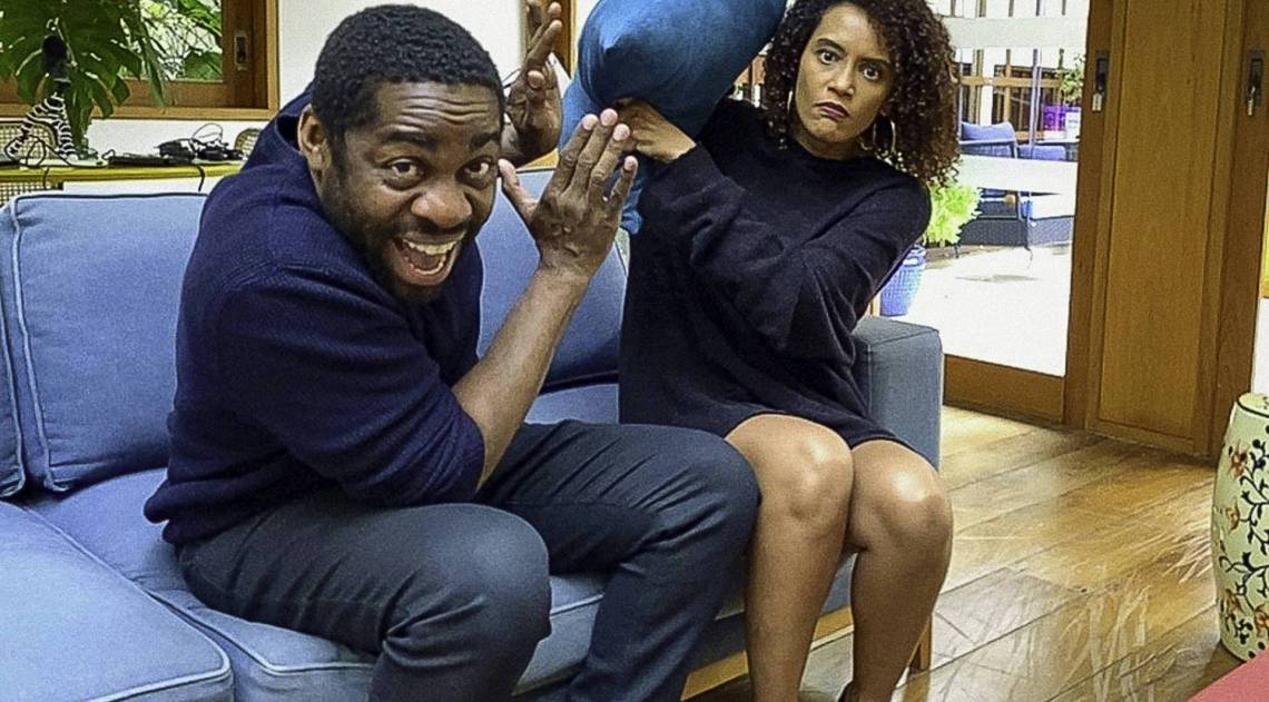 L&Atilde;&iexcl;zaro Ramos e Tais Araujo