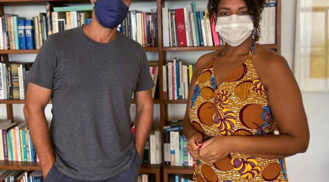 Freixo e a candidata do Psol, Renata Souza - Reprodu&ccedil;&atilde;o / Instagram